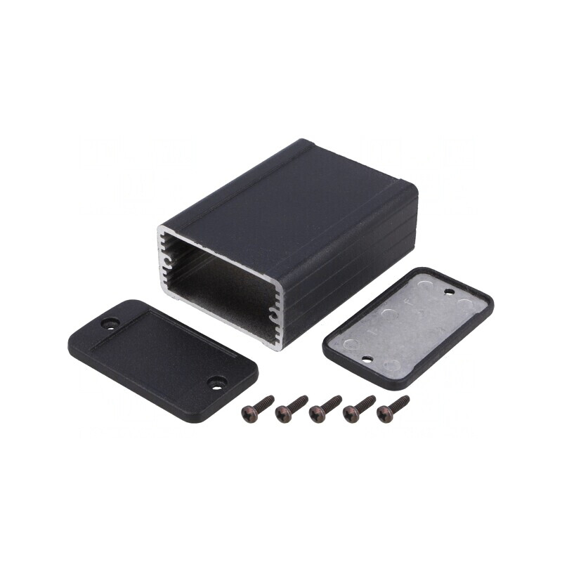 Carcasă Aluminiu Neagră IP54 59x80x31mm | Electronic-mag.ro | Componente Electronice Carcasă Aluminiu Neagră IP54 59x80x31mm | Electronic-mag.ro | Componente Electronice