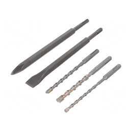 Set Burghie Beton SDS-Plus 5 buc. | Electronic-mag.ro | Componente Electronice