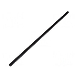 Radiator extrudat cu aripioare negru 1000mm | Electronic-mag.ro | Componente Electronice