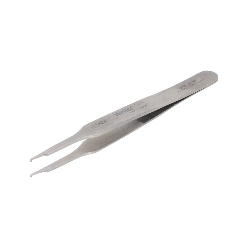 Pensetă Precizie 115mm Vârf Curbat | Electronic-mag.ro | Componente Electronice