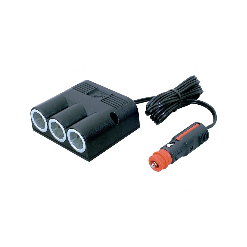 Splitter Brichetă Auto cu 3 Mufe 16A 12-24VDC | Electronic-mag.ro | Componente Electronice