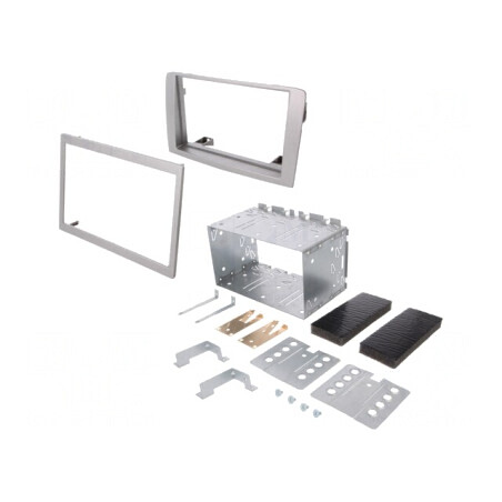 Cadru Radio 2 DIN Argintiu Fiat Lancia | Electronic-mag.ro | Componente Electronice