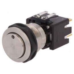 Comutator anti-vandalism verde 12A 250VAC IP64 DPST-NO | Electronic-mag.ro | Componente Electronice