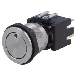 Comutator Anti-Vandalism 2 Pozitii DPST-NO 12A 250V IP64 19mm | Electronic-mag.ro | Componente Electronice