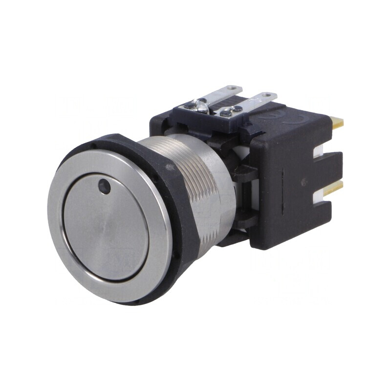 Comutator Anti-Vandalism 2 Pozitii DPST-NO 12A 250V IP64 19mm | Electronic-mag.ro | Componente Electronice