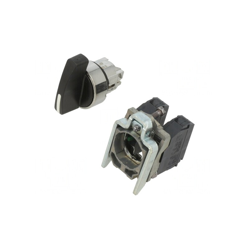 Comutator Rotativ 22mm Negru 3A 240VAC IP66 | Electronic-mag.ro | Componente Electronice