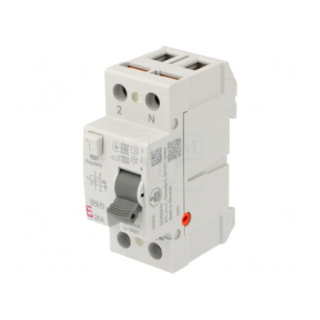Întrerupător diferenţial 25A 30mA 2P 230V 400V | Electronic-mag.ro | Componente Electronice