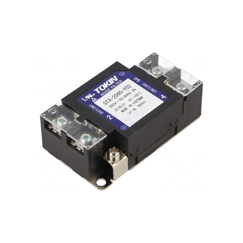 Filtru Anti-Interferențe 250VAC 6A cu Șurub GTX-2060-Y02 | Electronic-mag.ro | Componente Electronice