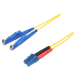 Patch cord cu fibră | E2/UPC,LC/UPC | 3m | Fibră Optică: 9/125um | G-LC-E2-S-003.0-DX-D-18-Y