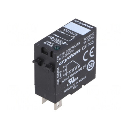 Releu Semiconductor 5A 18-32VDC 1-80VDC cu Soclu Serie ED | Electronic-mag.ro | Componente Electronice