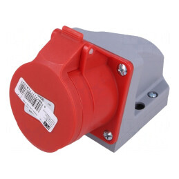 Conector alimentare AC trifazat 16A 400VAC IP44 | Electronic-mag.ro | Componente Electronice