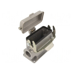 Carcasă pentru Conectori HDC E16 cu Clichet | Electronic-mag.ro | Componente Electronice