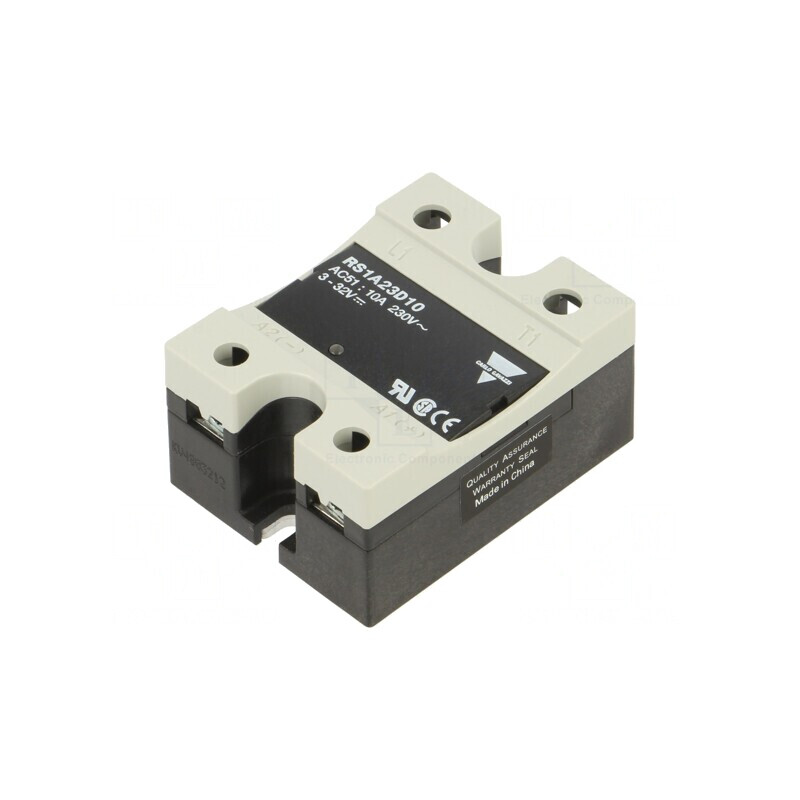 Releu Semiconductor 1-Fazat 10A 3-32V DC 42-265V AC | Electronic-mag.ro | Componente Electronice