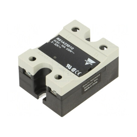 Releu Semiconductor 1-Fazat 10A 3-32V DC 42-265V AC | Electronic-mag.ro | Componente Electronice