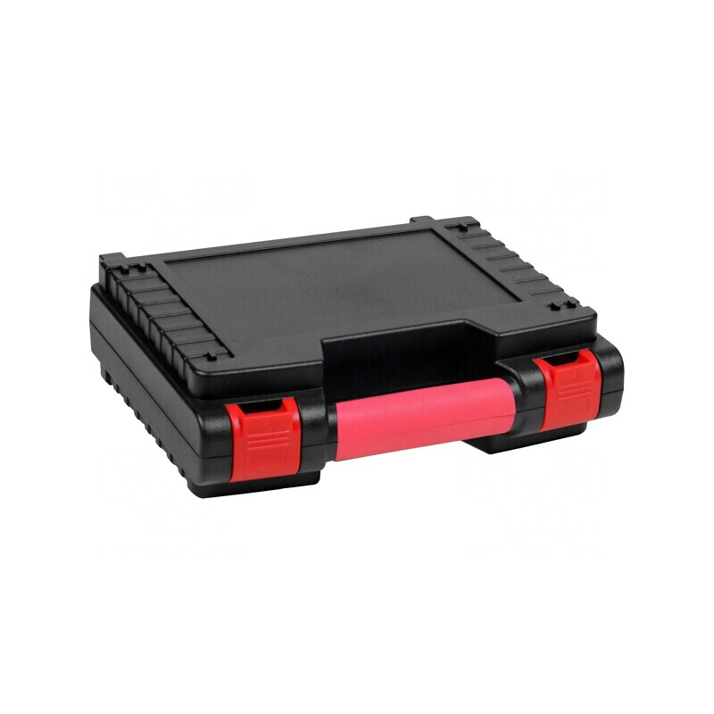 Valiză de Transport ABS Negru/Roșu 273x222x84mm | Electronic-mag.ro | Componente Electronice