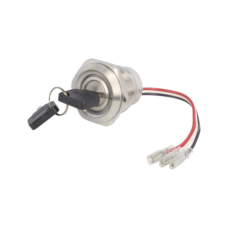 Întrerupător cu cheie 3PST Ø30mm 3 Pini 12V | Electronic-mag.ro | Componente Electronice Întrerupător cu cheie 3PST Ø30mm 3 Pini 12V | Electronic-mag.ro | Componente Electronice
