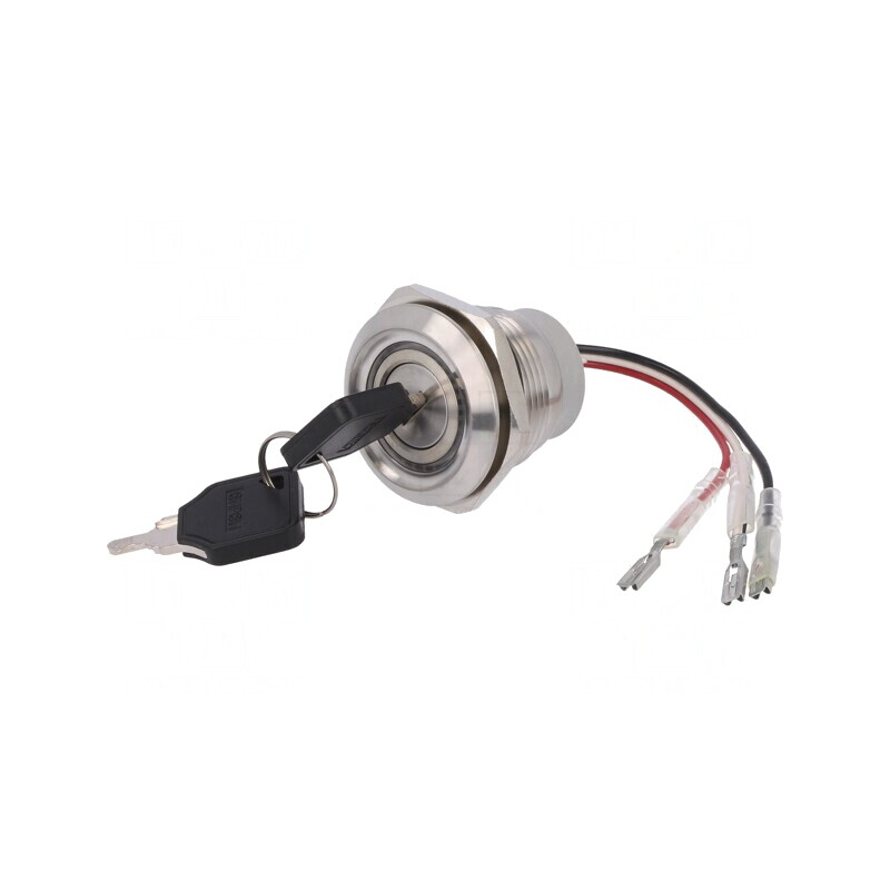 Întrerupător cu Cheie 3PST Ø30mm 24V | Electronic-mag.ro | Componente Electronice Întrerupător cu Cheie 3PST Ø30mm 24V | Electronic-mag.ro | Componente Electronice
