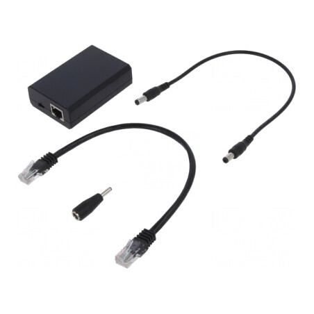 Splitter PoE Negru 1000Mbps DN-95205 | Electronic-mag.ro | Componente Electronice