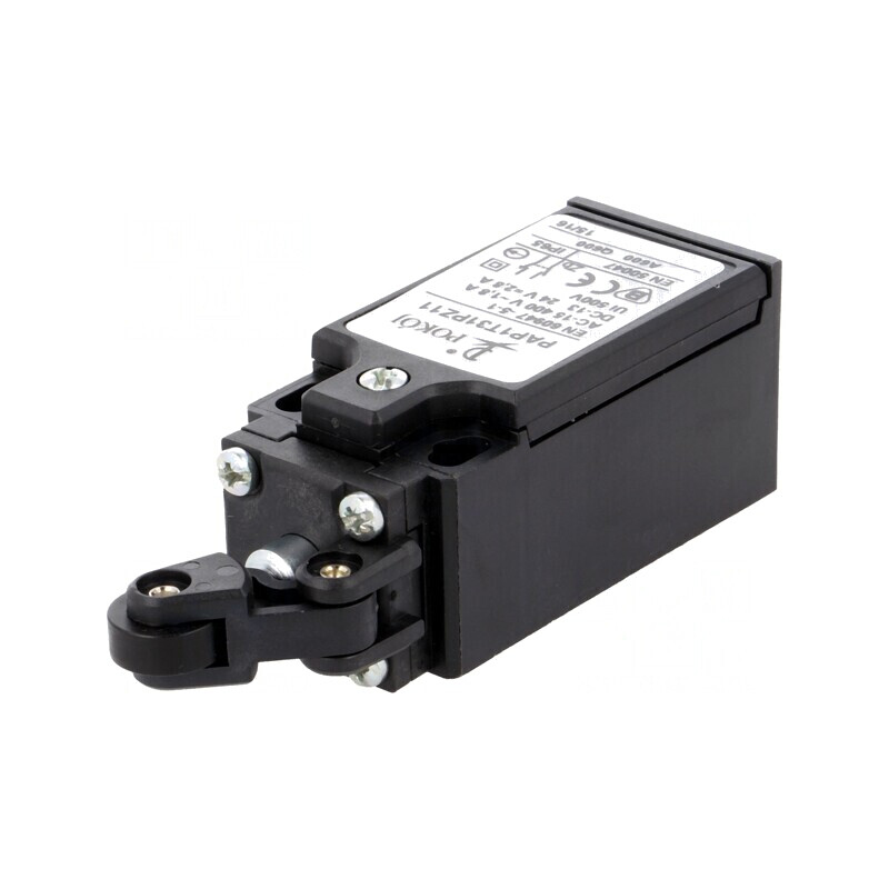 Limitator Cursă Manetă 18mm cu Rolă Plastic 12.5mm 10A | Electronic-mag.ro | Componente Electronice