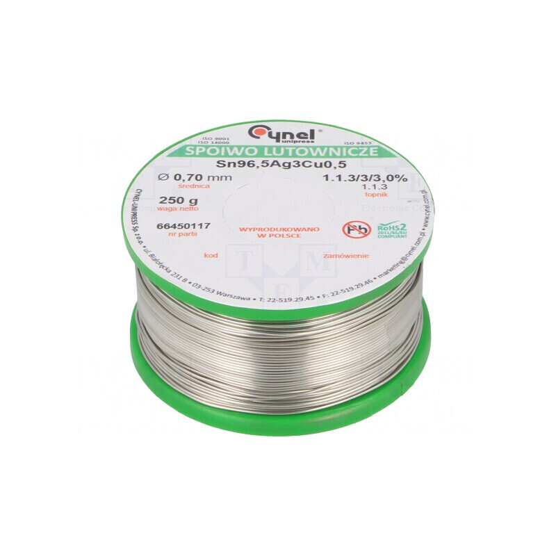 Sârmă de Lipit fără Plumb 700um 250g | Electronic-mag.ro | Componente Electronice Sârmă de Lipit fără Plumb 700um 250g | Electronic-mag.ro | Componente Electronice