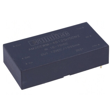 Convertor DC/DC 20W 18-75V la 12V 1666mA | Electronic-mag.ro | Componente Electronice