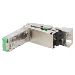 Mufă RJ45 Aurită 8P8C IDC | Electronic-mag.ro | Componente Electronice