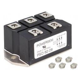 Punte redresoare trifazată 0.8kV 88A 750A modul | Electronic-mag.ro | Componente Electronice