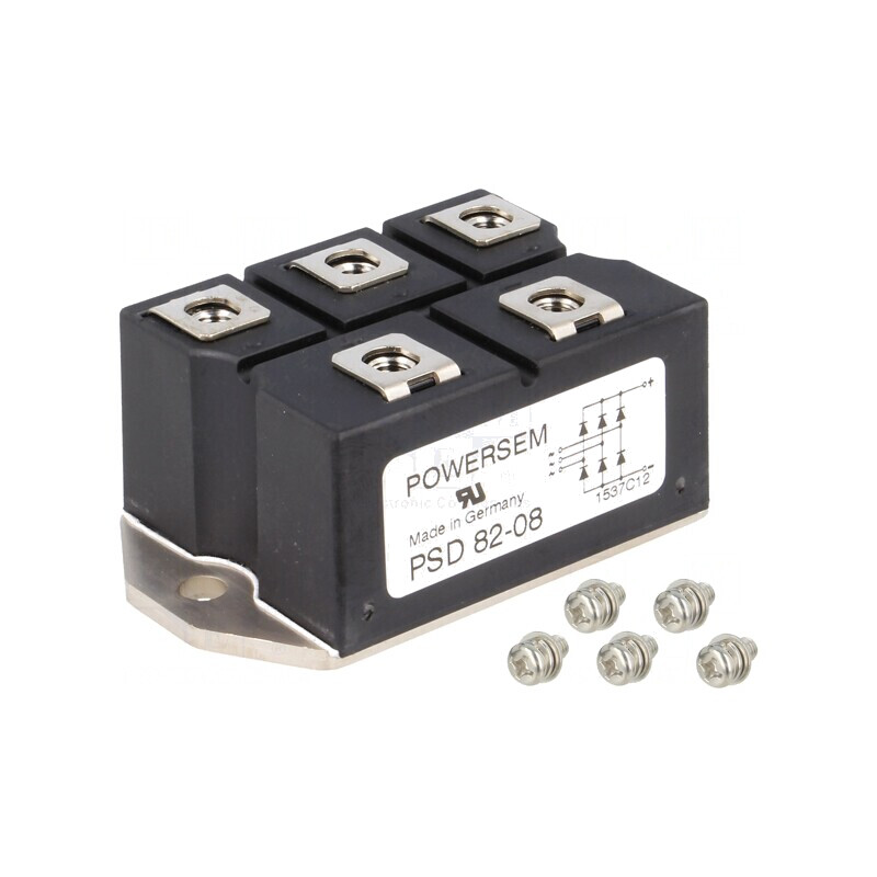 Punte redresoare trifazată 0.8kV 88A 750A modul | Electronic-mag.ro | Componente Electronice