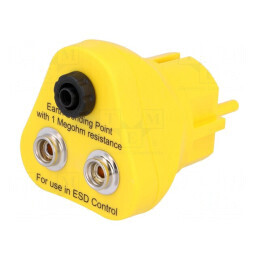 Fişă de împământare ESD 1MΩ CPG 3000 | Electronic-mag.ro | Componente Electronice