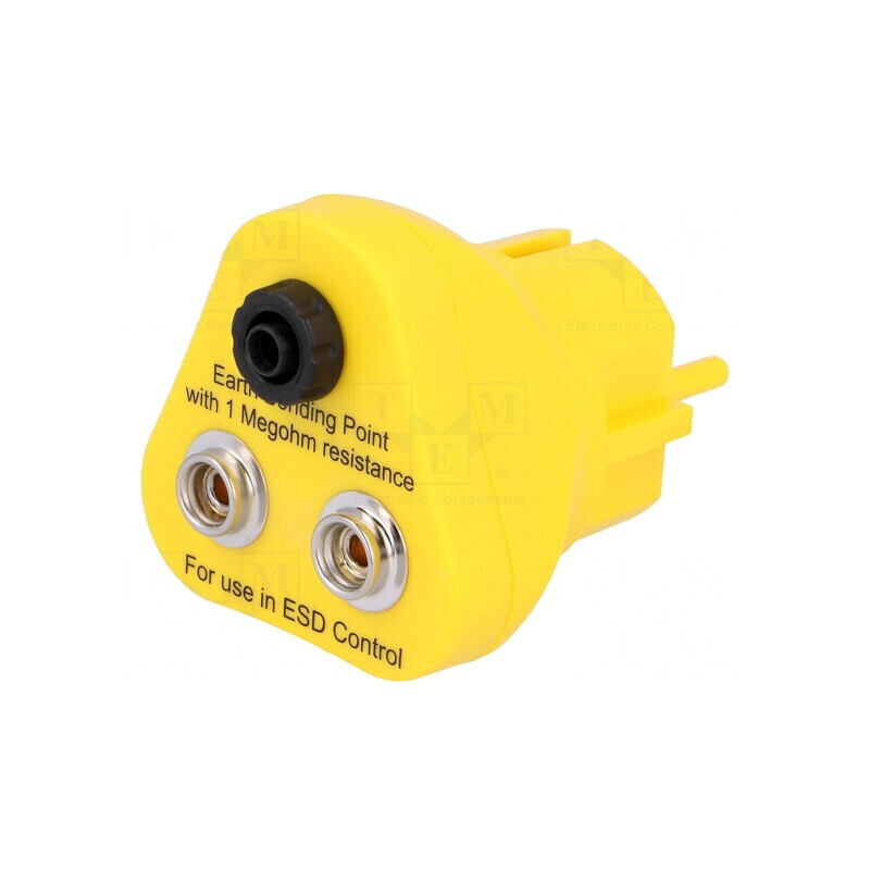 Fişă de împământare ESD 1MΩ CPG 3000 | Electronic-mag.ro | Componente Electronice