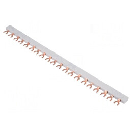 Bară colectoare 10mm2, 3 poli, 240/415V, 4kV, 20 module | Electronic-mag.ro | Componente Electronice