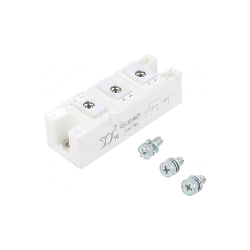 Diodă Dublă 1,6kV 200A | Electronic-mag.ro | Componente Electronice