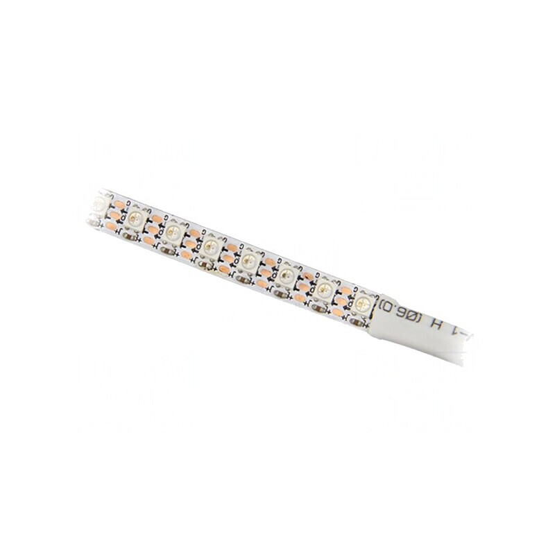 Bandă LED RGB Programabilă 5V 144 LED/m PCB Alb 7mm | Electronic-mag.ro | Componente Electronice