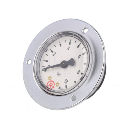 Manometru 0-10 bar 50mm pentru lichide și gaze inerte | Electronic-mag.ro | Componente Electronice
