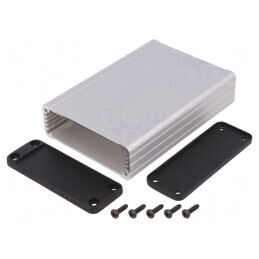 Carcasă aluminiu IP65, 84x120x28mm | Electronic-mag.ro | Componente Electronice