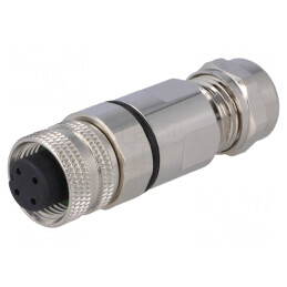 Mufă M12 3 Pin mamă pe cablu IP67 | Electronic-mag.ro | Componente Electronice