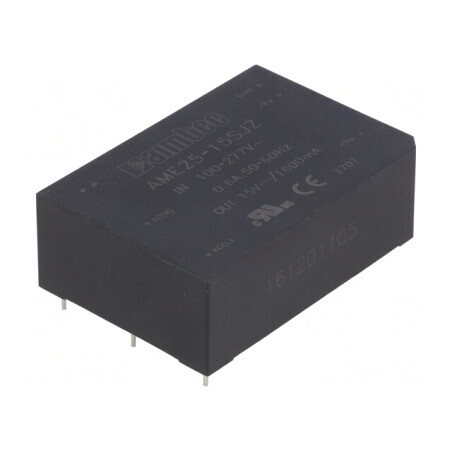 Convertor AC/DC 25W 15VDC AME25-15SJZ | Electronic-mag.ro | Componente Electronice