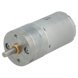 Motor DC cu Transmisie 12V 1.1A Ax Crestătură D 4.4:1 | Electronic-mag.ro | Componente Electronice