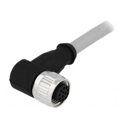 Mufă M12 PIN 12 mamă 1m DeviceNet/CANopen | Electronic-mag.ro | Componente Electronice
