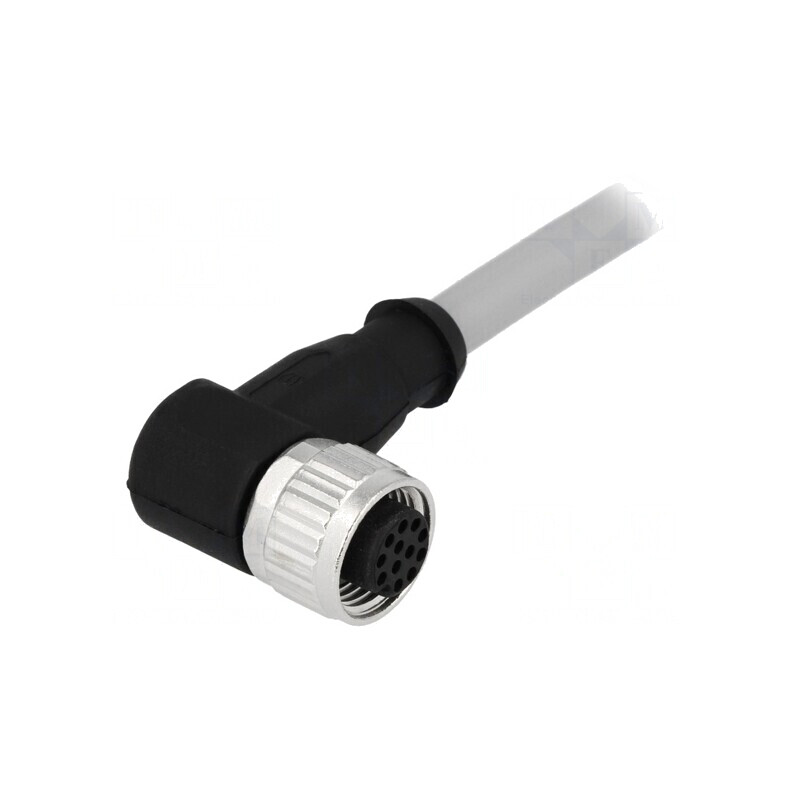 Mufă M12 PIN 12 mamă 1m DeviceNet/CANopen | Electronic-mag.ro | Componente Electronice