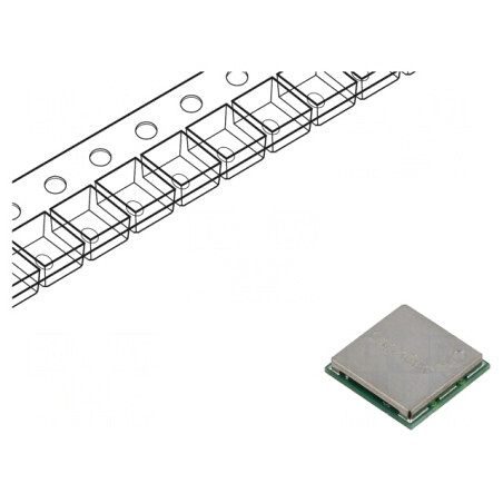 Modul GNSS ±1m NMEA AG3335M I2C UART SMD 10x10mm | Electronic-mag.ro | Componente Electronice