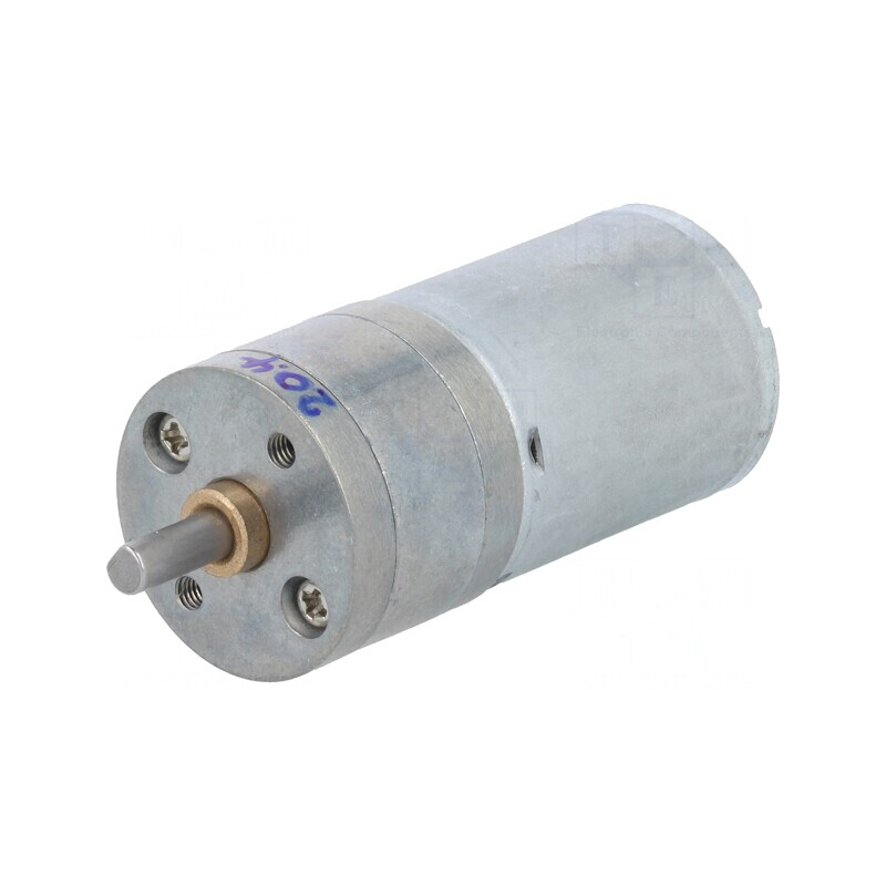 Motor DC cu Transmisie 12V 5.6A Ax Crestătură D 20.4:1 | Electronic-mag.ro | Componente Electronice