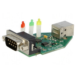 Convertor USB la RS485 cu LED Indicator și Conector D-Sub 9pin | Electronic-mag.ro | Componente Electronice
