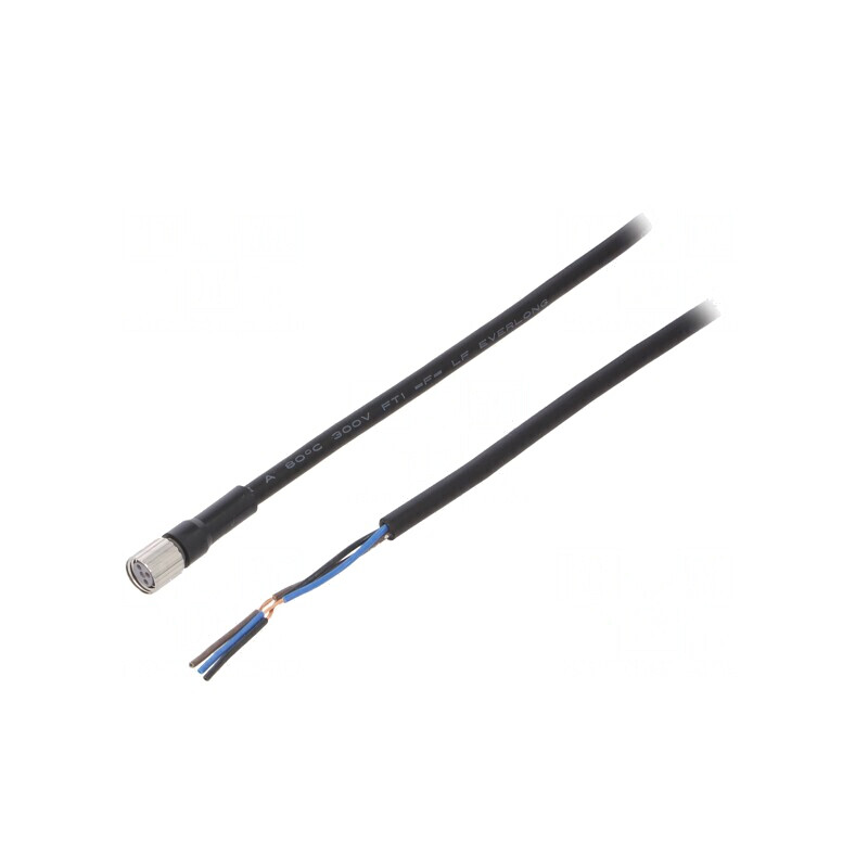 Cablu de conectare M8 10m 3 pini 1A -10÷80°C | Electronic-mag.ro | Componente Electronice