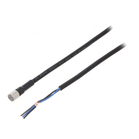 Cablu de conectare M8 10m 3 pini 1A -10÷80°C | Electronic-mag.ro | Componente Electronice