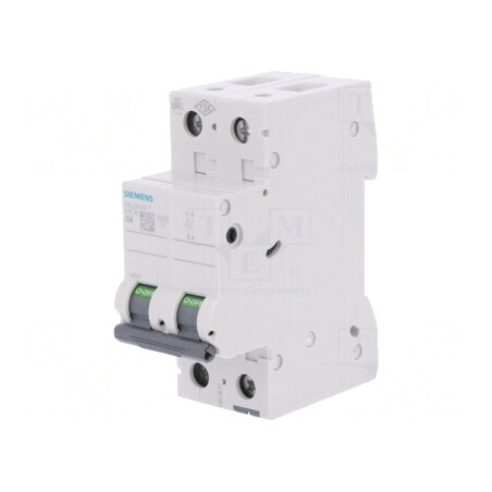 Întrerupător de Supracurent 400VAC 4A 2 Poli C | Electronic-mag.ro | Componente Electronice