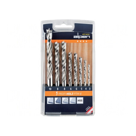 Set Burghie Lemn Oțel Profi Holz 8 Buc. | Electronic-mag.ro | Componente Electronice