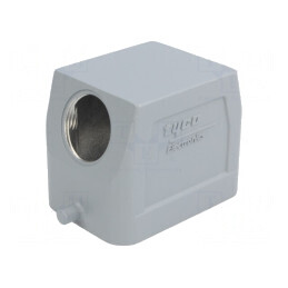 Carcasă pentru conectori HDC HTS dimensiune 3 PG16 pe cablu | Electronic-mag.ro | Componente Electronice