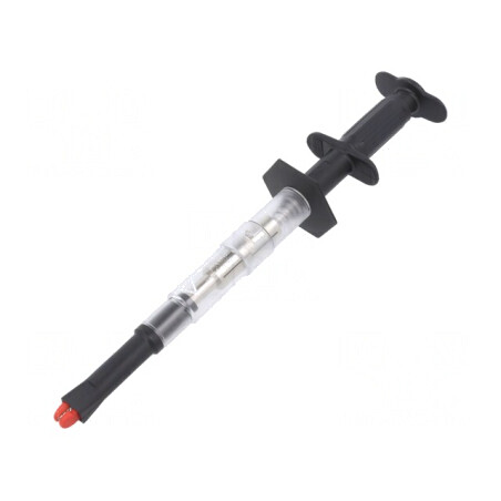 Clips de măsurare crocodil 16A negru nichelat 1kV | Electronic-mag.ro | Componente Electronice