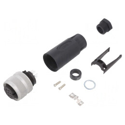 Conector circular mufă 14S mamă 7 pini IP65 | Electronic-mag.ro | Componente Electronice